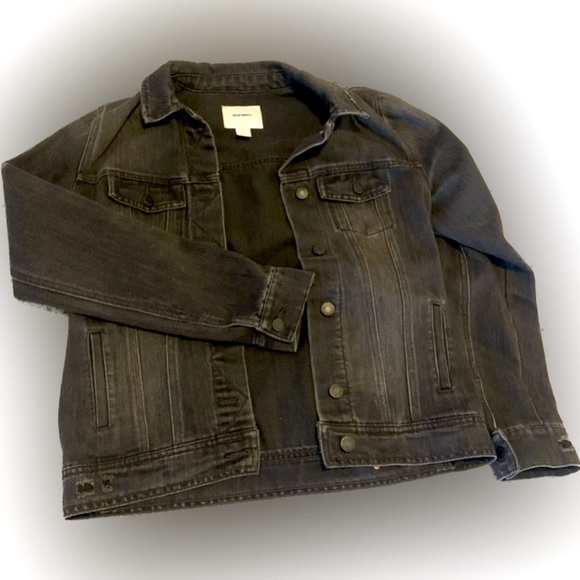 MOVING SALE Denim jacket Old Navy (dark grey/black/charcoal) - Picture 2 of 7